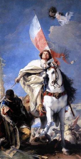 Giambattista Tiepolo St James the Greater Conquering the Moors Sweden oil painting art